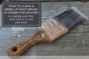 Saving Dried Brushes & 5 Shades of Grey