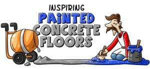 Inspiring Painted Concrete Floors