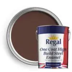 One Coat High Build Steel Enamel Paint 20l Chocolate Brown