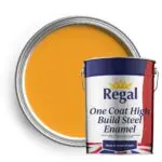 One Coat High Build Steel Enamel Paint 20l JCB Yellow