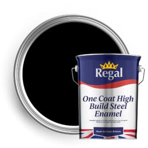 One Coat High Build Steel Enamel Paint 5l Black
