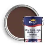 One Coat High Build Steel Enamel Paint 5l Chocolate Brown