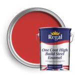 One Coat High Build Steel Enamel Paint 5l Post Office Red