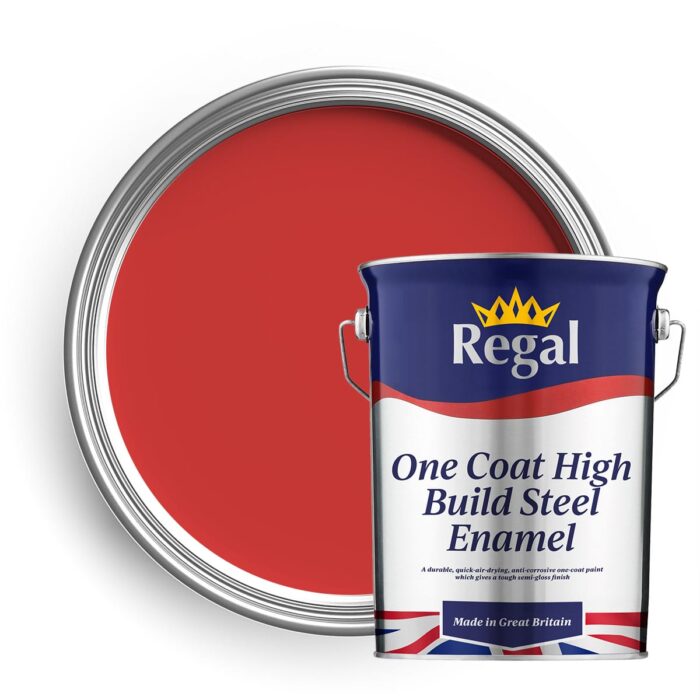 One Coat High Build Steel Enamel Paint 5l Post Office Red