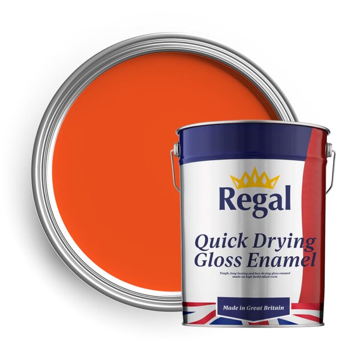 Quick Drying Gloss Enamel 20l Bright Orange