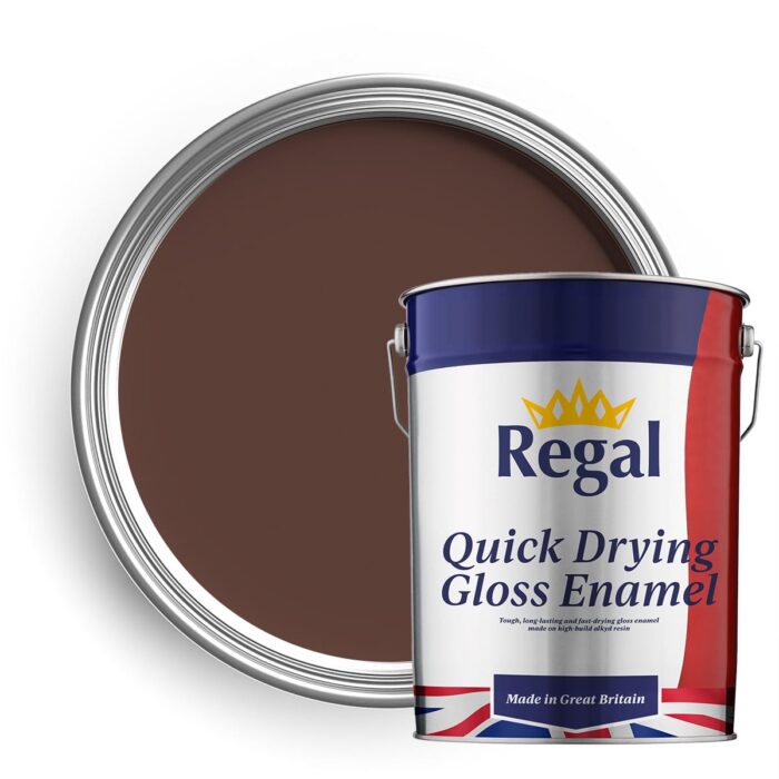 Quick Drying Gloss Enamel 20l Chocolate Brown