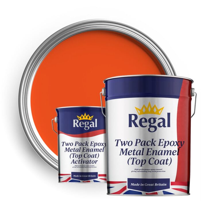 Two-Pack Epoxy Topcoat Enamel 20l Bright Orange