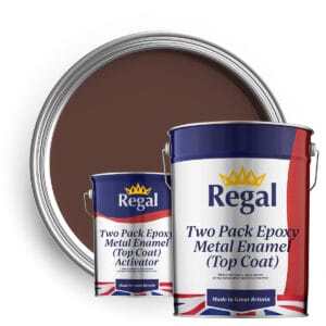 Two-Pack Epoxy Topcoat Enamel 20l Chocolate Brown