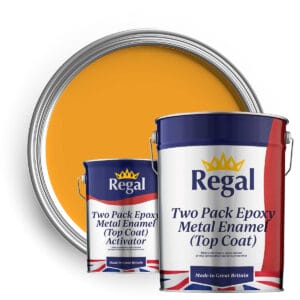 Two-Pack Epoxy Topcoat Enamel 20l JCB Yellow