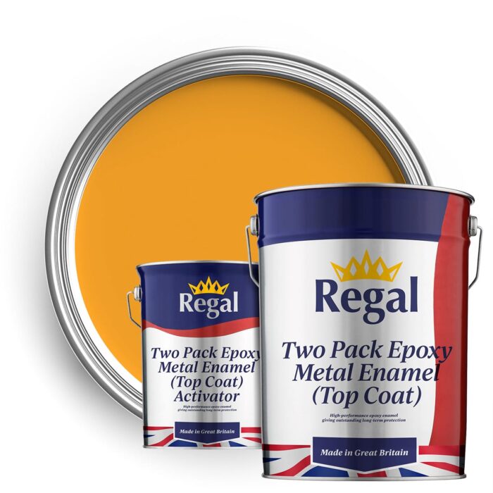Two-Pack Epoxy Topcoat Enamel 20l JCB Yellow