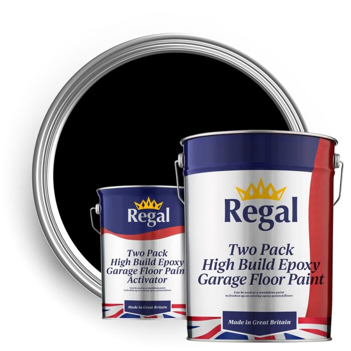 Two-Pack High Build Epoxy Garage Floor Paint 20l Black