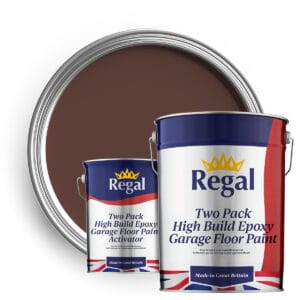 Two-Pack High Build Epoxy Garage Floor Paint 20l Chocolate Brown