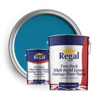 Two-Pack High Build Epoxy Garage Floor Paint 20l Cornflower Blue