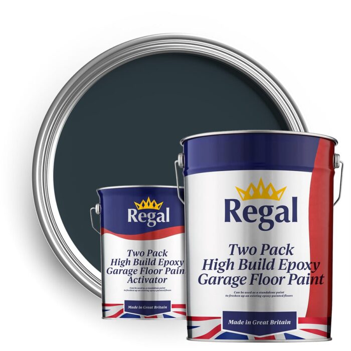 Two-Pack High Build Epoxy Garage Floor Paint 5l Slate Grey