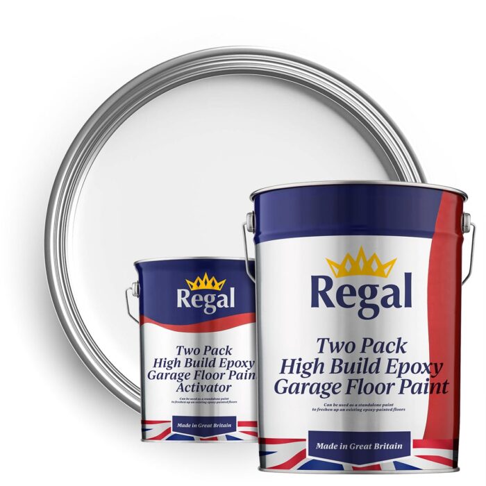 Two-Pack High Build Epoxy Garage Floor Paint 20l White