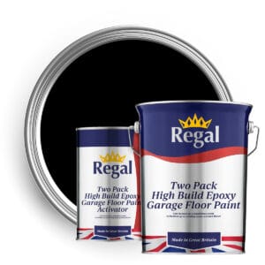 Two-Pack High Build Epoxy Garage Floor Paint 5l Black
