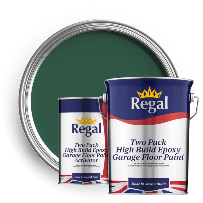 Two-Pack High Build Epoxy Garage Floor Paint 5l Brunswick Green