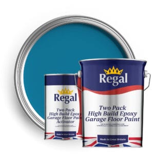 Two-Pack High Build Epoxy Garage Floor Paint 5l Cornflower Blue