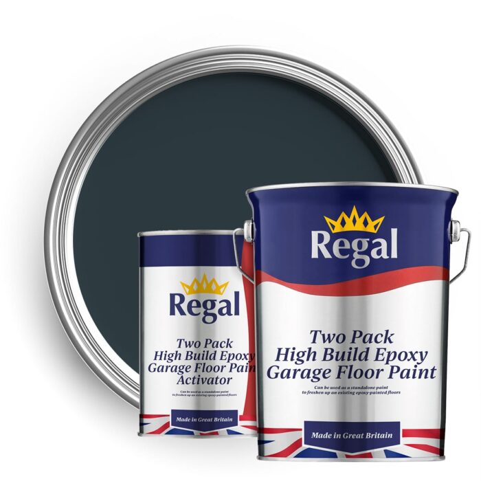Two-Pack High Build Epoxy Garage Floor Paint 5l Slate Grey