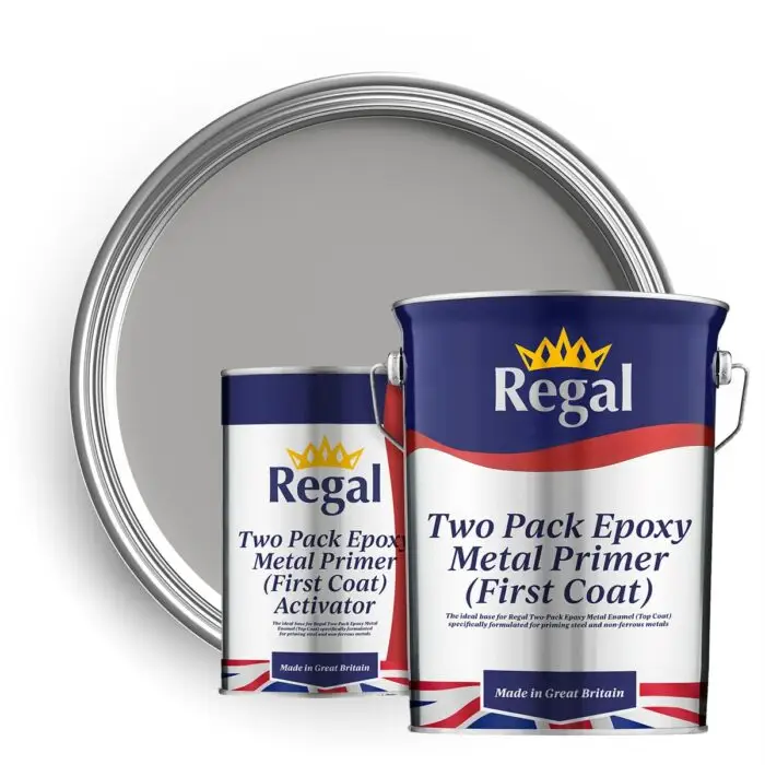 Two-Pack Epoxy Metal Primer First Coat 5L - 1L activator LIGHT GREY