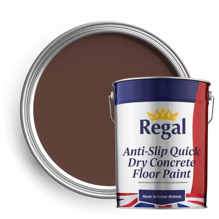 Antislip Quick Dry Concrete Floor Paint 20l Chocolate Brown