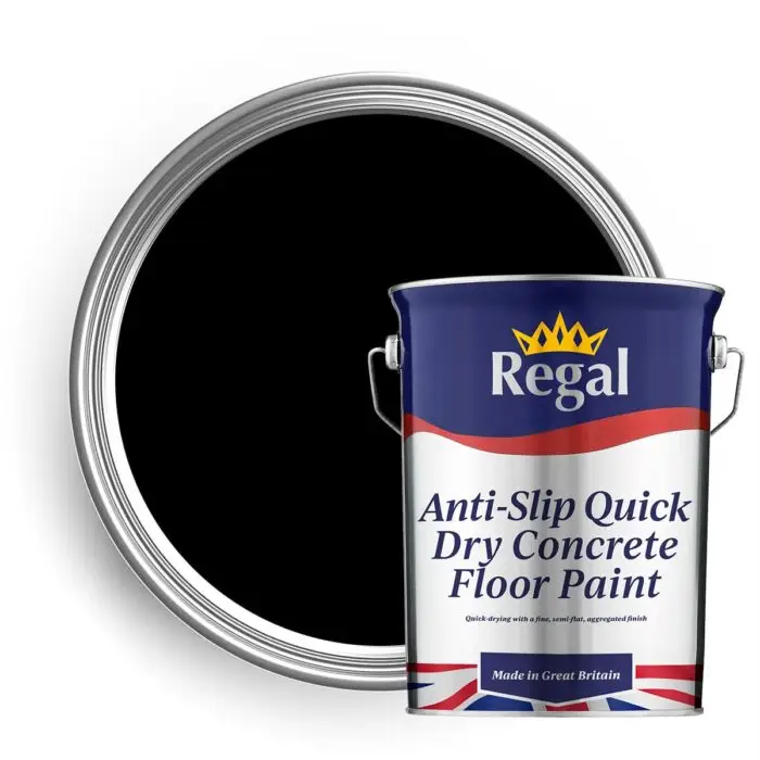 Antislip Quick Dry Concrete Floor Paint 5l Black