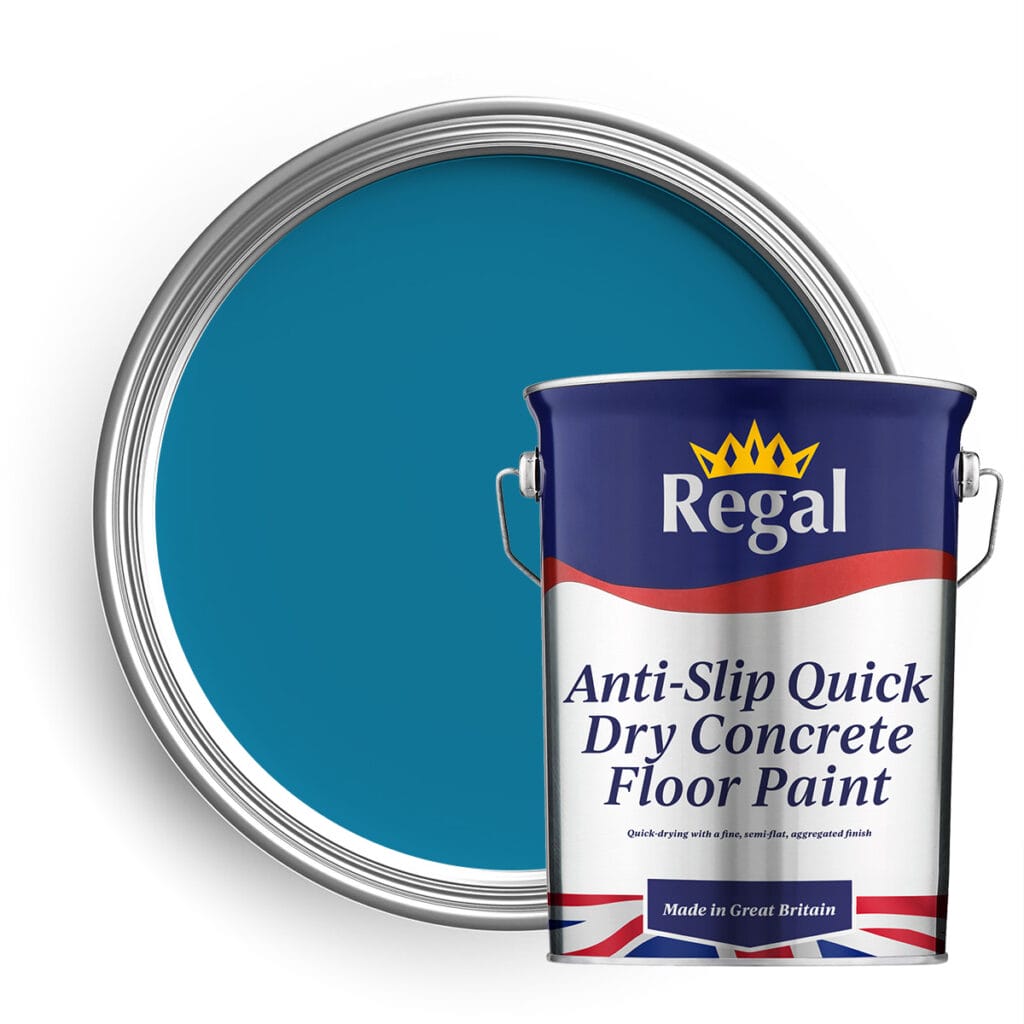 Antislip Quick Dry Concrete Floor Paint 5l Cornflower Blue
