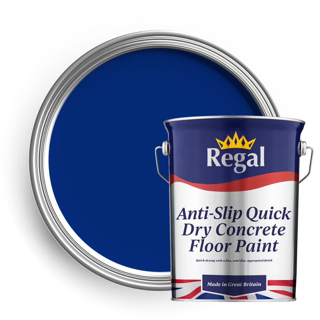Antislip Quick Dry Concrete Floor Paint 5l Ford Tractor Blue