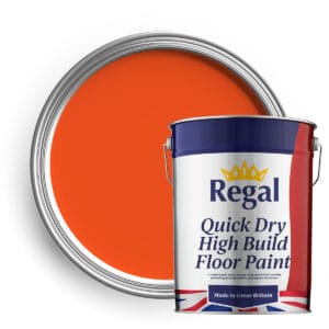 Quick Dry High Build Floor Paint 20l Bright Orange