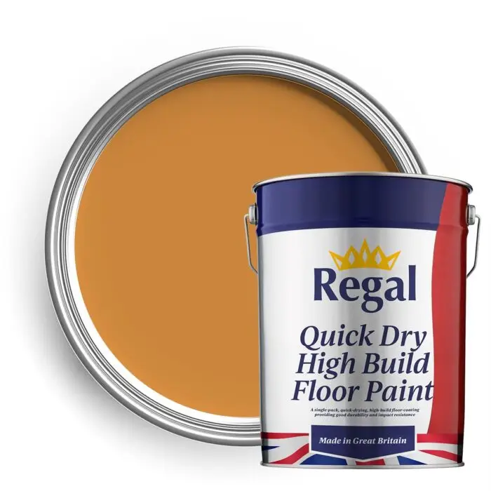 Quick Dry High Build Floor Paint 20l Caterpillar Yellow