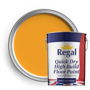 Quick Dry High Build Floor Paint 20l JCB Yellow