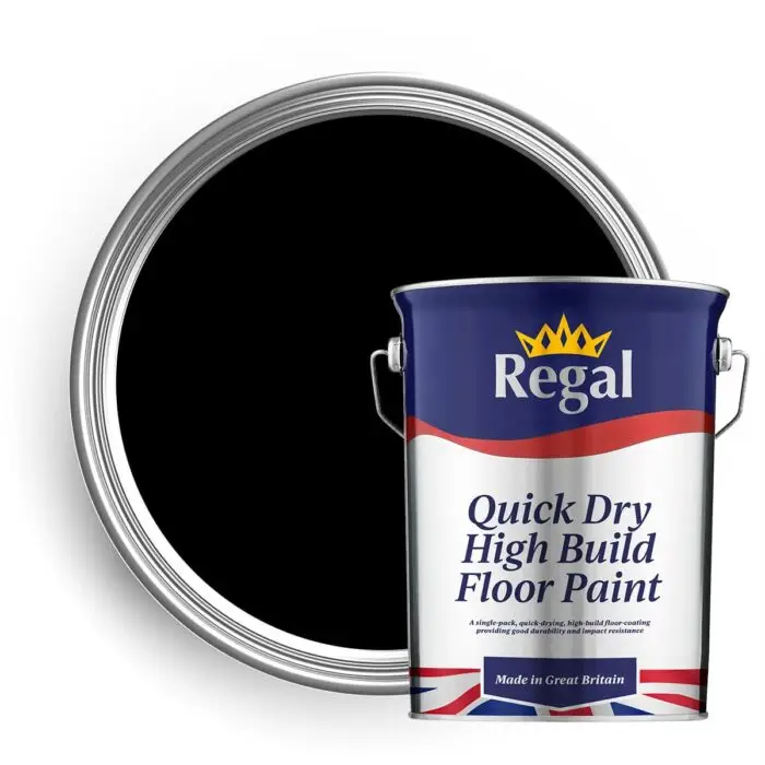 Quick Dry High Build Floor Paint 5l Black