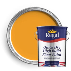 Quick Dry High Build Floor Paint 5l JCB Yellow