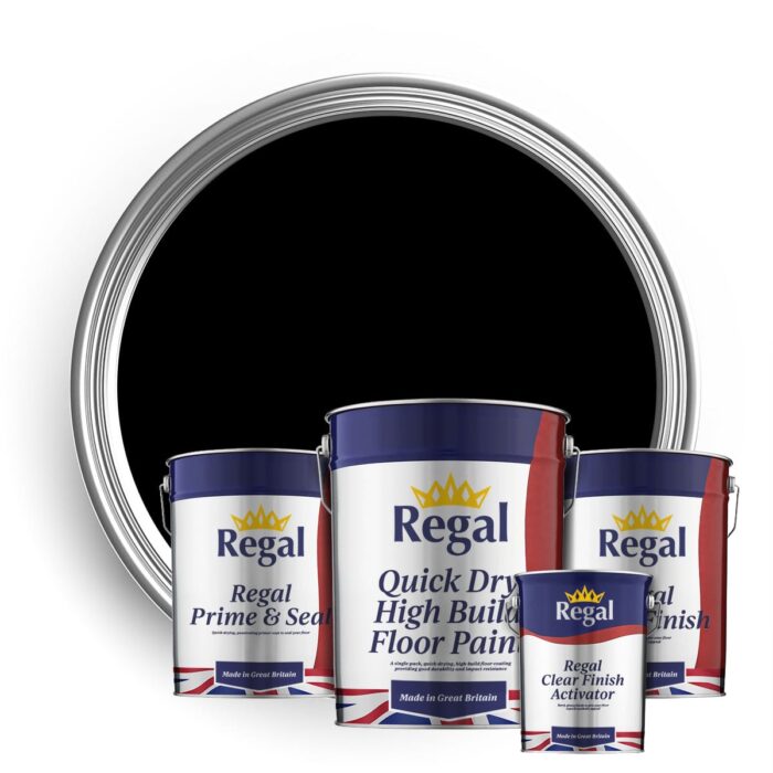 Single Pack Floor Paint Bundle 20L Black Bundle