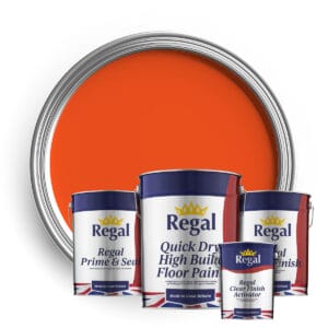 Single Pack Floor Paint Bundle 20L Bright Orange Bundle