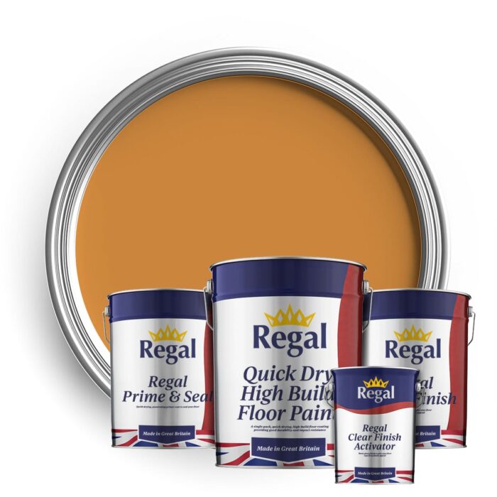Single Pack Floor Paint Bundle 20L Caterpillar Yellow