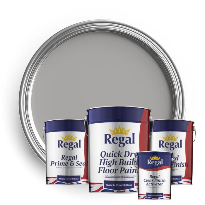 Single Pack Floor Paint Bundle 20L Light Grey