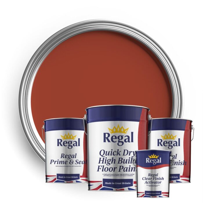 Single Pack Floor Paint Bundle 20L Red Oxide