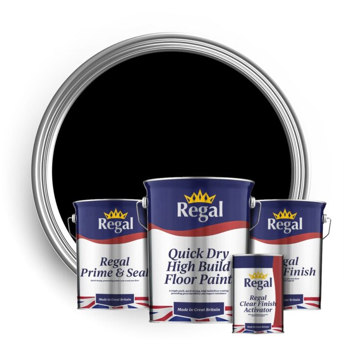 Single Pack Floor Paint Bundle 5l Black Bundle