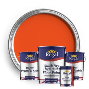 Single Pack Floor Paint Bundle 5l Bright Orange Bundle