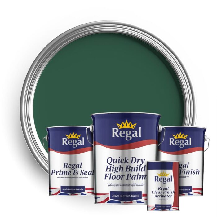 Single Pack Floor Paint Bundle 5L Brunswick Green