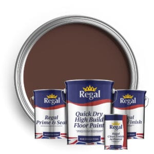 Single Pack Floor Paint Bundle 5l Chocolate Brown