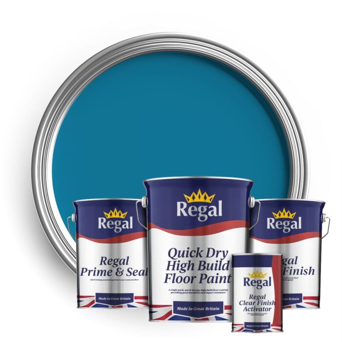 Single Pack Floor Paint Bundle 5L Cornflower Blue Bundle