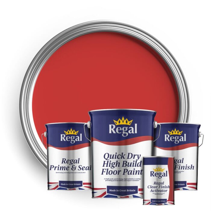 Single Pack Floor Paint Bundle 5L Post Office Red Bundle