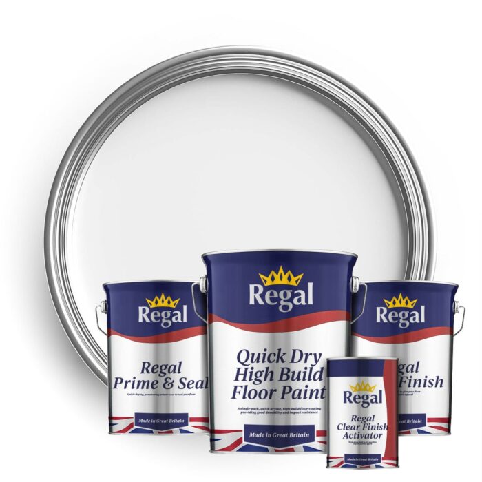 Single Pack Floor Paint Bundle 5l White Bundle