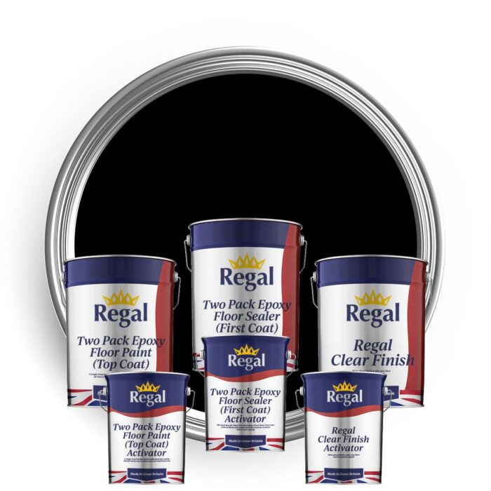 Two Pack Floor Paint Bundle 20l Black