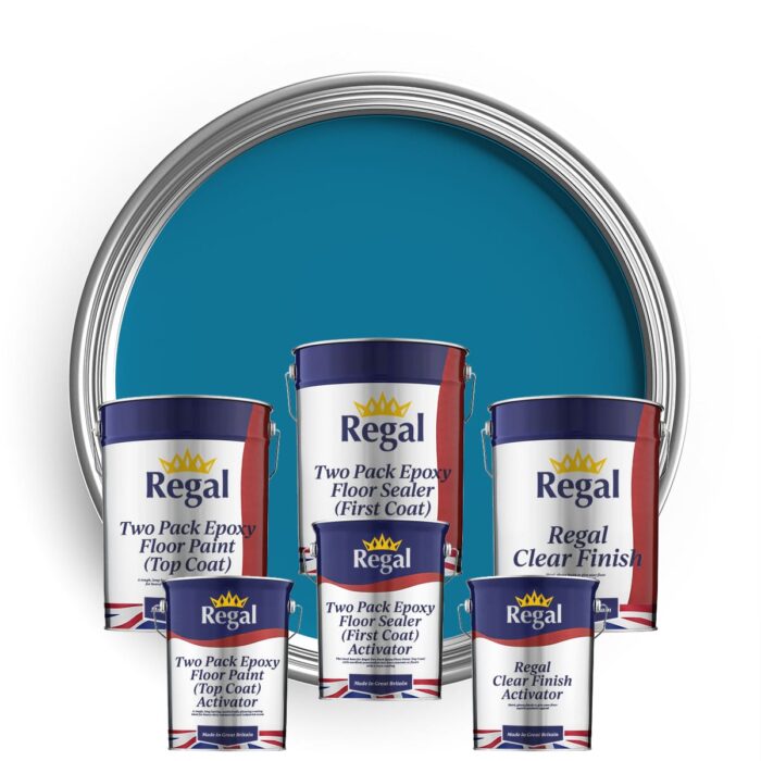 Two Pack Floor Paint Bundle 20l Cornflower Blue