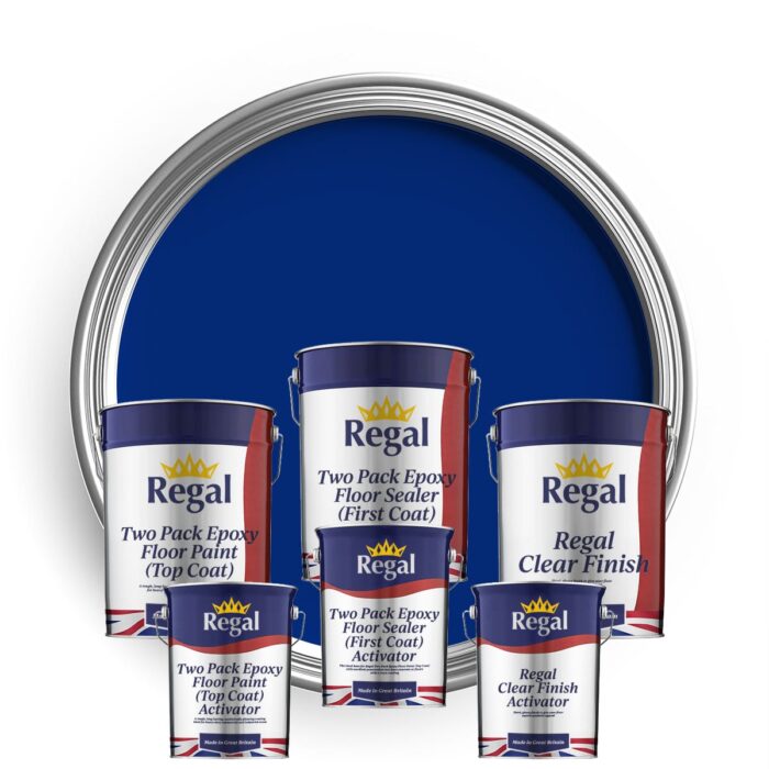 Two Pack Floor Paint Bundle 20l Ford Tractor Blue