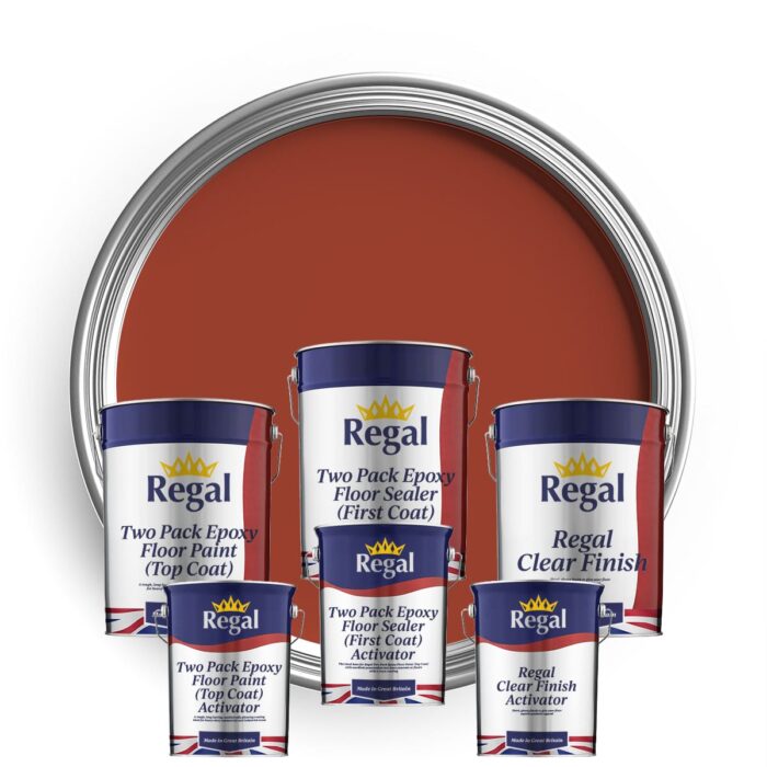 Two Pack Epoxy Floor Paint Bundle 5l Red Oxide Bundle