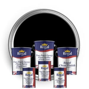 Two Pack Epoxy Floor Paint Bundle 5l Black
